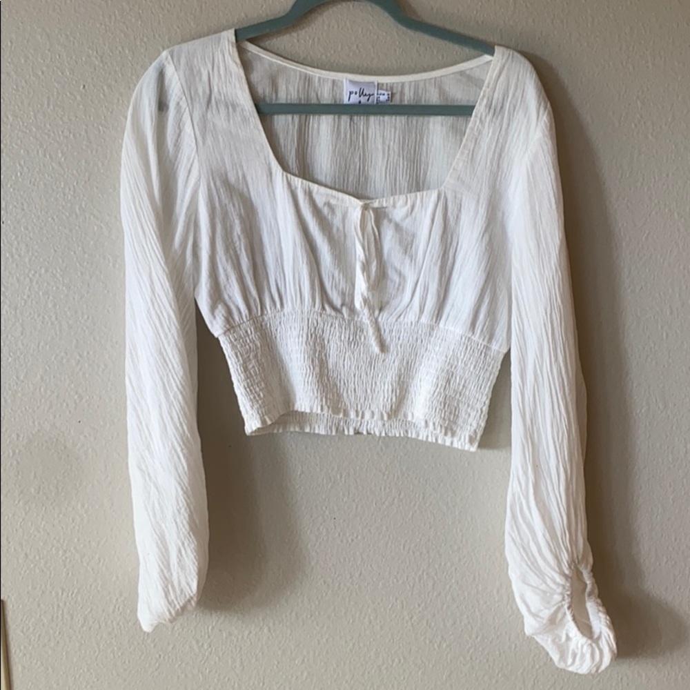 White Princess Polly top